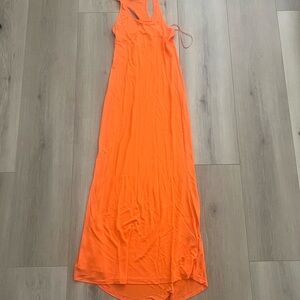 Polo Ralph Lauren Orange Maxi Dress